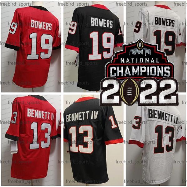 new brock 19 bowers stetson 13 bennett iv football jersey red white ncaa college mens stitched jerseys 2023 championship block number, Black
new brock 19 bowers stetson 13 bennett iv football jersey red white ncaa college mens stitched jerseys 2023 championship block number, Black