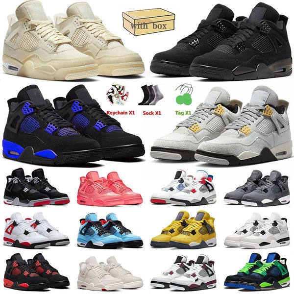 black military 4 4s iv basketball shoes with box 2023 jumpman sail blue thunder red cement ts x cactus jack bred men women trainers
black military 4 4s iv basketball shoes with box 2023 jumpman sail blue thunder red cement ts x cactus jack bred men women trainers