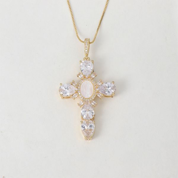new retro pendant necklaces religious the madonna in art cross round diamond for men and women exaggerated punk necklaces, Silver
new retro pendant necklaces religious the madonna in art cross round diamond for men and women exaggerated punk necklaces, Silver