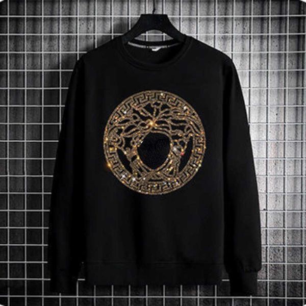autumn winter designer sweatshirt medusa drill pullover sweater european trendy brand long sleeved tshirt fashion sweatshirts 11, Black
autumn winter designer sweatshirt medusa drill pullover sweater european trendy brand long sleeved tshirt fashion sweatshirts 11, Black