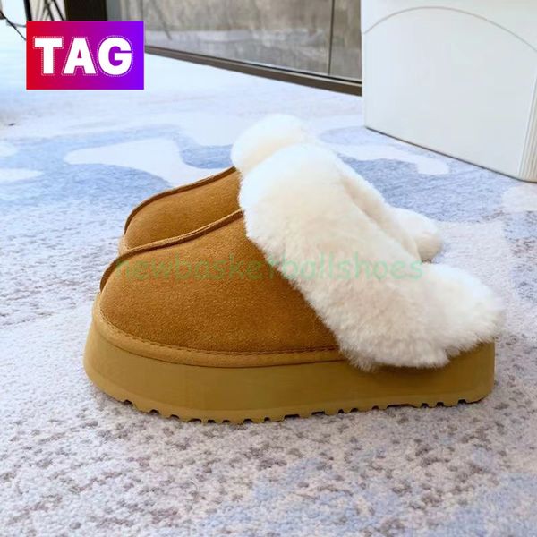 designer australia slippers women tazz disquette platform shearling slipper shoes winter snow boots ultra mini boot warm sandals suede fur, Black
designer australia slippers women tazz disquette platform shearling slipper shoes winter snow boots ultra mini boot warm sandals suede fur, Black