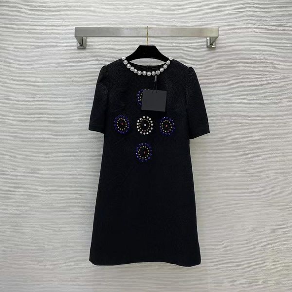 milan runway dress 2023 new spring summer o neck short sleeve panelled designer dresses brand same style dress 1216-22, Black
milan runway dress 2023 new spring summer o neck short sleeve panelled designer dresses brand same style dress 1216-22, Black