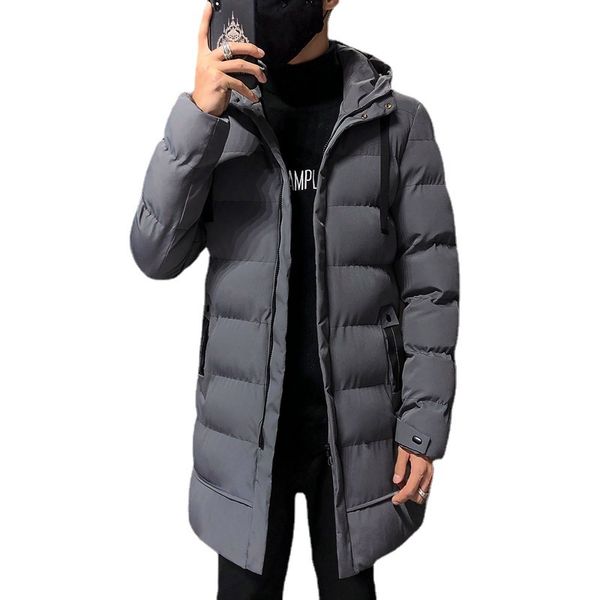 autumn/winter men's jacket parkas cotton hood clothes hooded long sleeve drawstring mid-length trench coat parka mens, Black
autumn/winter men's jacket parkas cotton hood clothes hooded long sleeve drawstring mid-length trench coat parka mens, Black