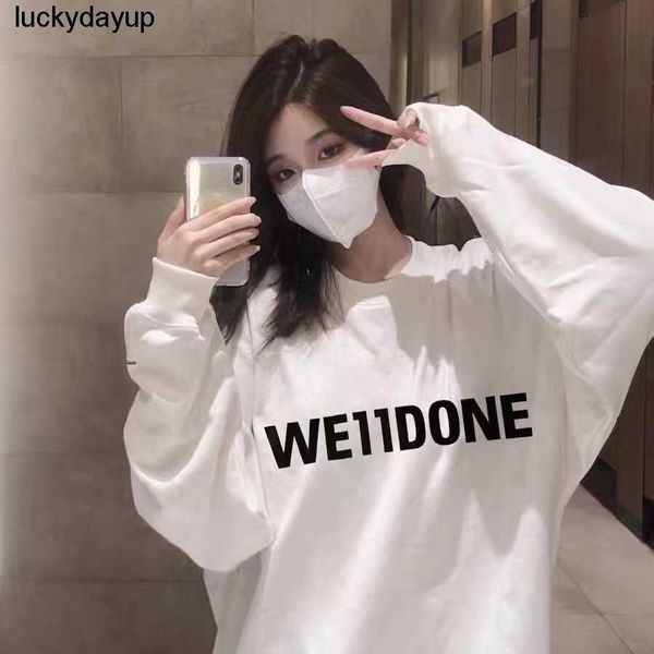 women's hoodies sweatshirts designer we11done letter sweater loose simple men women round neck fashion streetwear hoodie, Black
women's hoodies sweatshirts designer we11done letter sweater loose simple men women round neck fashion streetwear hoodie, Black