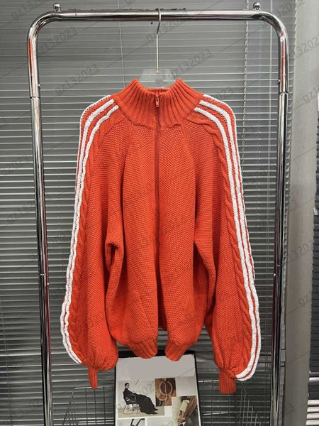 womens sweaters contrasting color letter logo printing stripe decoration loose knit cardigans high-necked elastic sleeves fashion knitwear w, White;black
womens sweaters contrasting color letter logo printing stripe decoration loose knit cardigans high-necked elastic sleeves fashion knitwear w, White;black