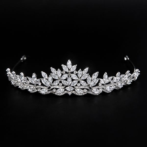 luxury crystal flower tiara for women headband wedding hair accessories silver color headpiece bridal jewelry gift, Slivery;golden
luxury crystal flower tiara for women headband wedding hair accessories silver color headpiece bridal jewelry gift, Slivery;golden