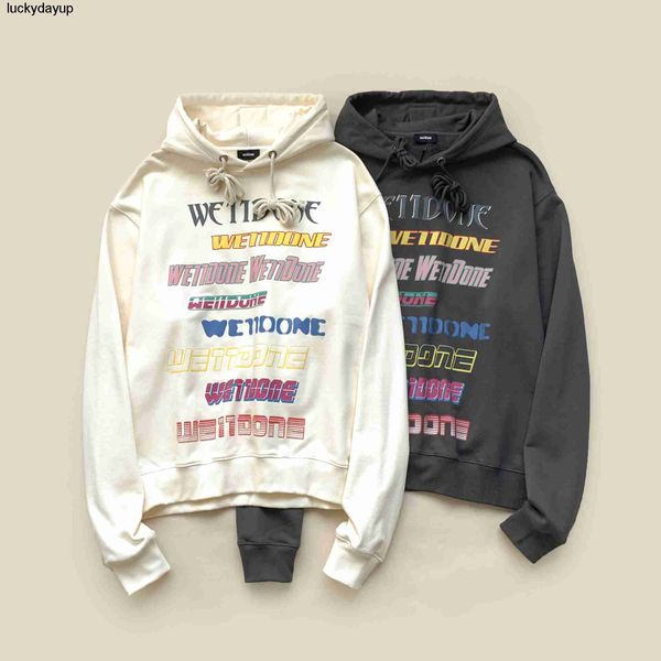 men's hoodies sweatshirts designer we11done bullet screen hoodie little fashion brand winter fleece loose couple hoodie, Black
men's hoodies sweatshirts designer we11done bullet screen hoodie little fashion brand winter fleece loose couple hoodie, Black