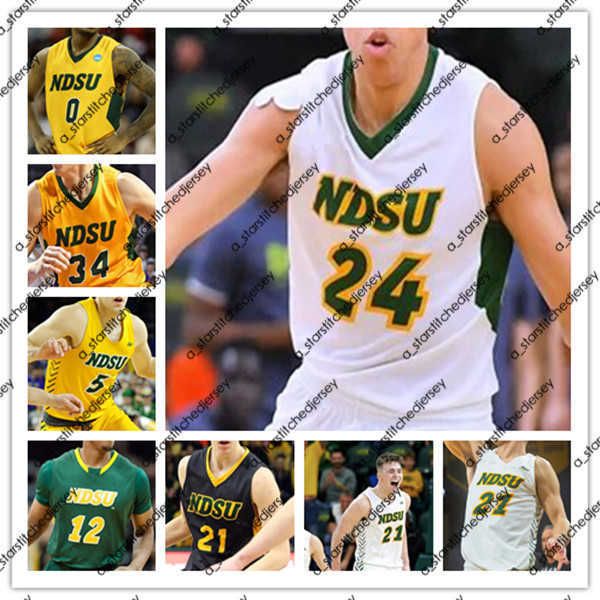 college basketball wears custom ncaa north dakota state bison ndsu basketball jersey rocky kreuser sam griesel grant nelson tyree eady malee, Black
college basketball wears custom ncaa north dakota state bison ndsu basketball jersey rocky kreuser sam griesel grant nelson tyree eady malee, Black