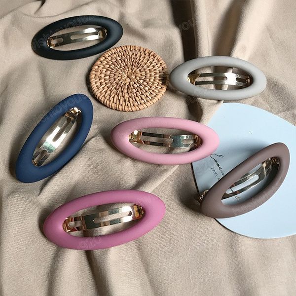 fashion matte hair clips for women ellipse colorful hairpins ponytail holder hairgrips elegent headwear hair accessories, Golden;silver
fashion matte hair clips for women ellipse colorful hairpins ponytail holder hairgrips elegent headwear hair accessories, Golden;silver