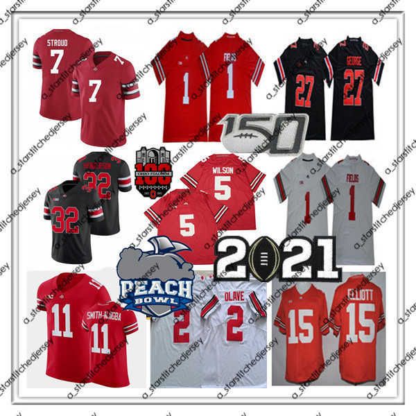 american college football wear c.j. stroud ohio state buckeyes osu college football jerseys marvin harrison jr garrett wilson treveyon hende, Black
american college football wear c.j. stroud ohio state buckeyes osu college football jerseys marvin harrison jr garrett wilson treveyon hende, Black