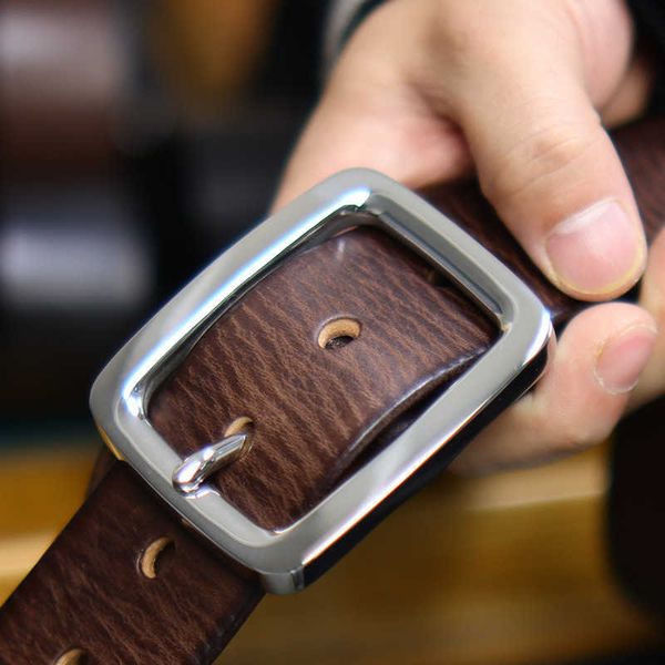 men's genuine leather belt natural cowskin fashion new solid stainless steel buckle vintage casual belts for men 1216, Black;brown
men's genuine leather belt natural cowskin fashion new solid stainless steel buckle vintage casual belts for men 1216, Black;brown