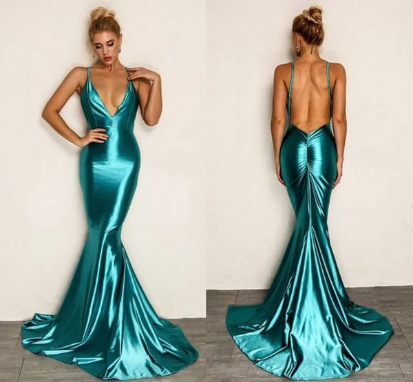 simple crepe mermaid prom occasion dresses 2023 straps backless teal blue pleated fishtail evening reception gown, Black
simple crepe mermaid prom occasion dresses 2023 straps backless teal blue pleated fishtail evening reception gown, Black