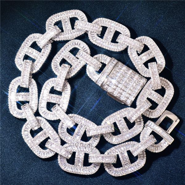 new fashion trendy 16inch -24inch 18k yellow white gold plated bling cz cuban chain necklace punk hiphop rapper jewelry, Silver
new fashion trendy 16inch -24inch 18k yellow white gold plated bling cz cuban chain necklace punk hiphop rapper jewelry, Silver