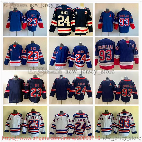movie college ice hockey wears jerseys stitched 93mikazibanejad 23adamfox 24kaapokakko 31igorshesterkin 99waynegretzky 75ryanreaves men yout, Black
