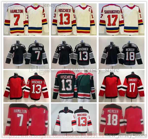 movie college ice hockey wears jerseys stitched 13nicohischier 30martinbrodeur 17waynesimmonds 18dawsonmercer 7dougiehamilton 63jesperbratt, Black
movie college ice hockey wears jerseys stitched 13nicohischier 30martinbrodeur 17waynesimmonds 18dawsonmercer 7dougiehamilton 63jesperbratt, Black
