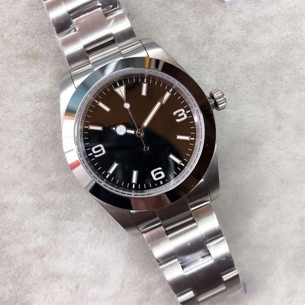 st9 watch explorer 39mm stainless steel 2813 movement automatic mechanical mens watches series men wristwatches3434, Slivery;brown
st9 watch explorer 39mm stainless steel 2813 movement automatic mechanical mens watches series men wristwatches3434, Slivery;brown