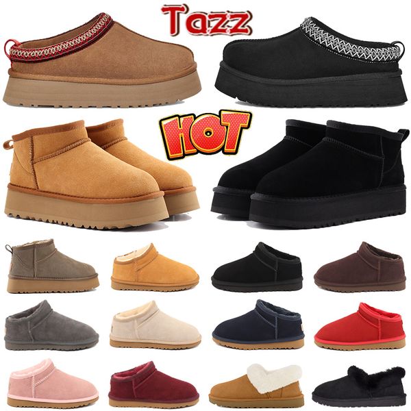 women australia boots tazz designer suede shearling platform slippers ladies winter warm classic ultra mini platform snow boot fashion luxur, Black
women australia boots tazz designer suede shearling platform slippers ladies winter warm classic ultra mini platform snow boot fashion luxur, Black