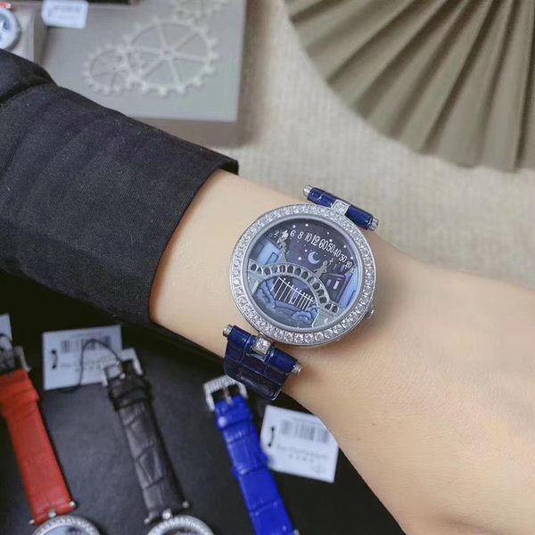 romantic lady's watch every day at 12 noon magpie bridge will meet and kiss the watch swiss quartz movement diameter 38mm251t, Slivery;brown
romantic lady's watch every day at 12 noon magpie bridge will meet and kiss the watch swiss quartz movement diameter 38mm251t, Slivery;brown