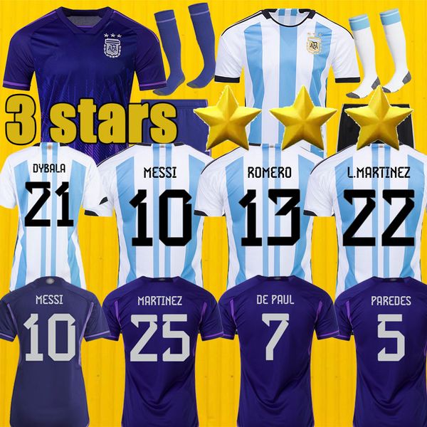 3 stars 22/ 23 argentina soccer jersey fans and player version dybala aguero maradona football shirt men kids sets uniform with socks di mar, Black;yellow
3 stars 22/ 23 argentina soccer jersey fans and player version dybala aguero maradona football shirt men kids sets uniform with socks di mar, Black;yellow