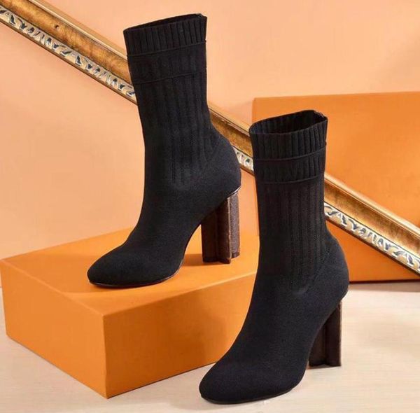 autumn winter socks heeled heel boots fashion knitted elastic boot designer alphabetic women shoes lady letter thick high hee2375107, Black
autumn winter socks heeled heel boots fashion knitted elastic boot designer alphabetic women shoes lady letter thick high hee2375107, Black