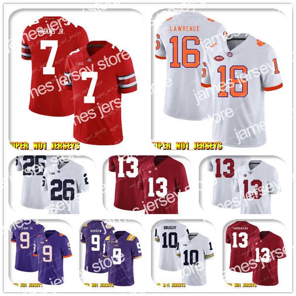 football jerseys football jerseys ncaa 7 dwayne haskins jr 16 trevor lawrence clemson tigers college football jersey daniel jones saquon bar, Black;red
football jerseys football jerseys ncaa 7 dwayne haskins jr 16 trevor lawrence clemson tigers college football jersey daniel jones saquon bar, Black;red