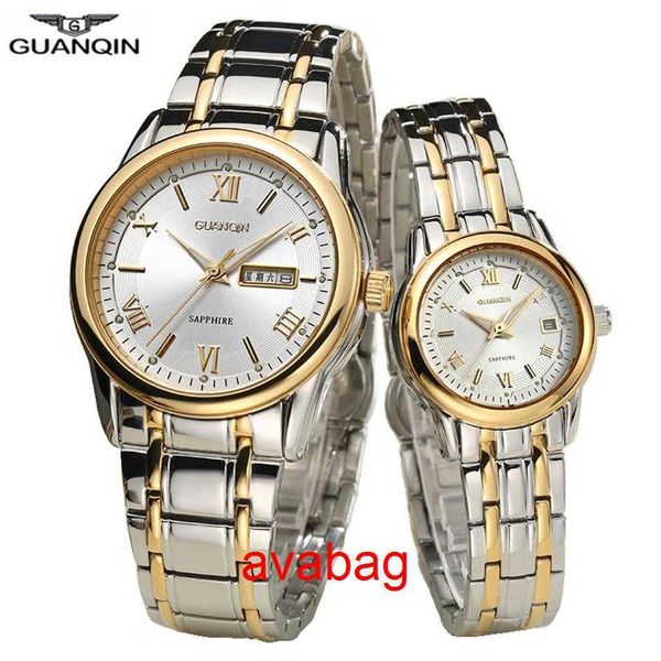 wristwatches guanqin business couple watch set luxury stainless steel men women lovers wrist watch quartz watch women clock man2238, Slivery;brown
wristwatches guanqin business couple watch set luxury stainless steel men women lovers wrist watch quartz watch women clock man2238, Slivery;brown