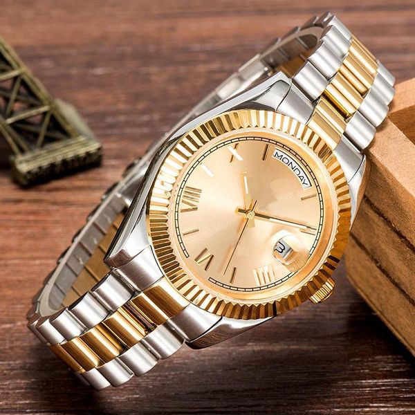 mens watches 41mm automatic movement full stainless steel watches 2813 mechanical wristwatches waterproof luminous watches, Slivery;brown
mens watches 41mm automatic movement full stainless steel watches 2813 mechanical wristwatches waterproof luminous watches, Slivery;brown