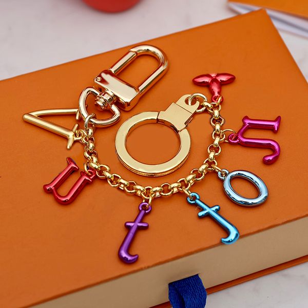 stylish colorful luxury designer keychain letter pendant gold key buckle detachable keychains for mens womens keys 177, Silver
stylish colorful luxury designer keychain letter pendant gold key buckle detachable keychains for mens womens keys 177, Silver