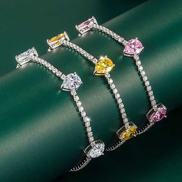 new multicolor drop shaped cz chain bracelets ladies fashion sneakers bracelets wedding jewelry girls christmas gifts, Black
new multicolor drop shaped cz chain bracelets ladies fashion sneakers bracelets wedding jewelry girls christmas gifts, Black