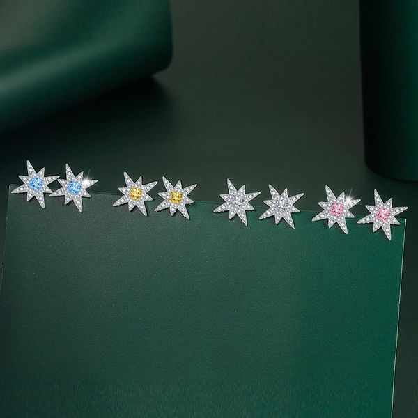 s925 silver needle retro small star zircon stud earrings ladies accessories fashion simple piercing earrings gift jewelry, Golden;silver
s925 silver needle retro small star zircon stud earrings ladies accessories fashion simple piercing earrings gift jewelry, Golden;silver