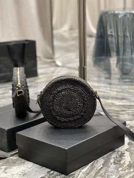 y fashion women's shoulder bag designer luxury handheld crossbody bag black trend sheepskin case knitted stitching round cake woven pur
y fashion women's shoulder bag designer luxury handheld crossbody bag black trend sheepskin case knitted stitching round cake woven pur