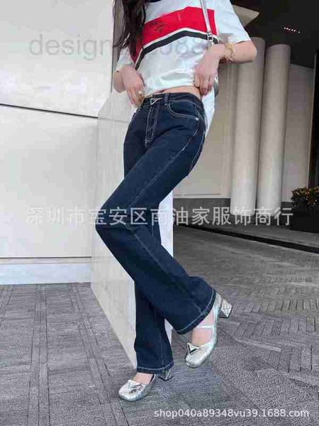 women's jeans designer p black white pants hardware triangle loose straight 1 to 1 female fashion rgct, Blue
women's jeans designer p black white pants hardware triangle loose straight 1 to 1 female fashion rgct, Blue