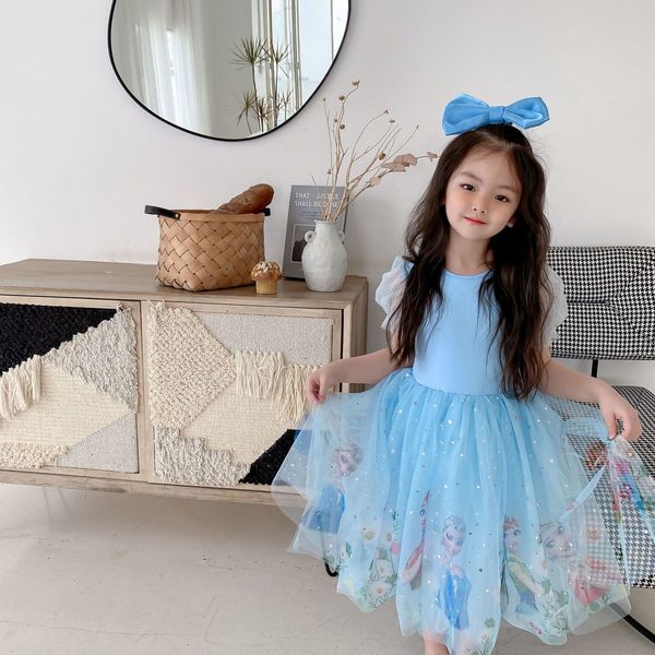 ins girls dress summer new western style aisha childrens gauze dress frozen aisha summer princess skirt, White;black
ins girls dress summer new western style aisha childrens gauze dress frozen aisha summer princess skirt, White;black