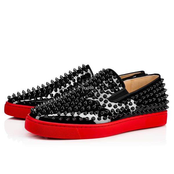 red-bottoms christians many color spikes roller boat genuine leather slip on sneaker shoes for women men outdoor casual walking shoes wi xgx, Black
red-bottoms christians many color spikes roller boat genuine leather slip on sneaker shoes for women men outdoor casual walking shoes wi xgx, Black