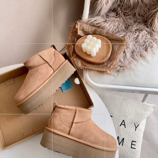 ultra mini platform boot designer woman winter ankle australia snow boots thick bottom real leather warm fluffy booties with fur shoes x7, Black
ultra mini platform boot designer woman winter ankle australia snow boots thick bottom real leather warm fluffy booties with fur shoes x7, Black