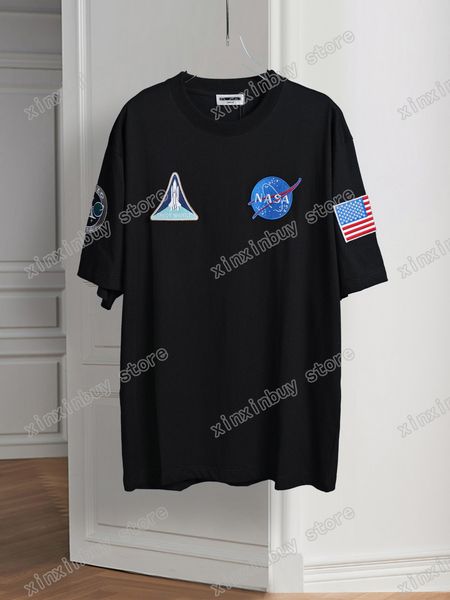xinxinbuy men designer tee t shirt paris national flag label print space short sleeve cotton women gray white black xs-2xl, Black;brown
xinxinbuy men designer tee t shirt paris national flag label print space short sleeve cotton women gray white black xs-2xl, Black;brown