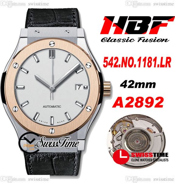 hbf a2892 42mm automatic mens watch two tone rose gold white dial stick markers gummy strap sapphire watches super edition swisstime 23d4, Slivery;brown
hbf a2892 42mm automatic mens watch two tone rose gold white dial stick markers gummy strap sapphire watches super edition swisstime 23d4, Slivery;brown