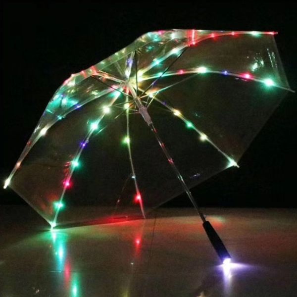 creative personality fashion umbrella led luminous transparent umbrella outdoor shooting stage performance props lk410
creative personality fashion umbrella led luminous transparent umbrella outdoor shooting stage performance props lk410