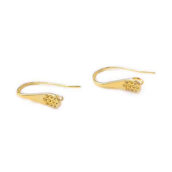 18k gold plated clear zircon paved earring hooks french ear wires earrings making supplies wholesale, Golden;silver
18k gold plated clear zircon paved earring hooks french ear wires earrings making supplies wholesale, Golden;silver