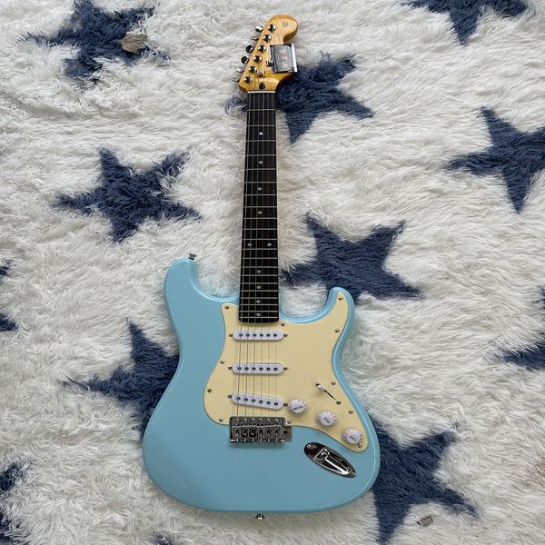 blue st high-end cartridge ebony fingerboard six string electric guitar rock metal high-quality beginner for men and women
blue st high-end cartridge ebony fingerboard six string electric guitar rock metal high-quality beginner for men and women