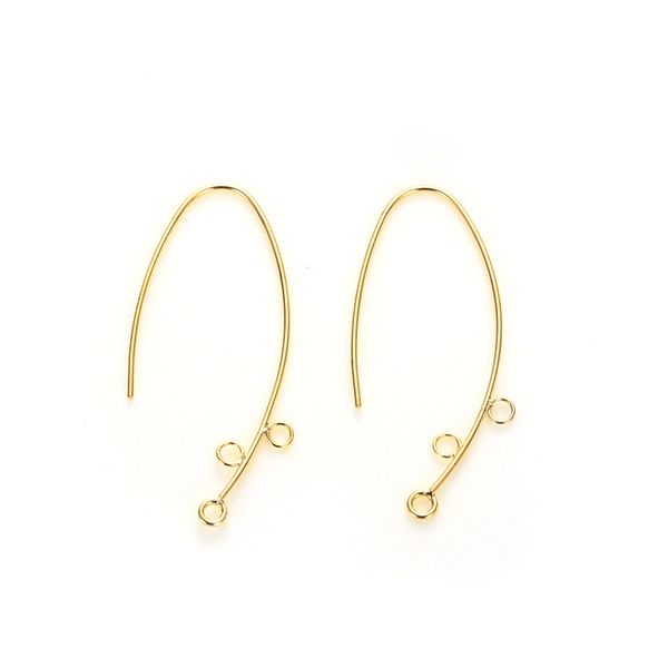18k gold plated earring hooks with loops french ear wires diy earrings making supplies wholesale, Golden;silver
18k gold plated earring hooks with loops french ear wires diy earrings making supplies wholesale, Golden;silver