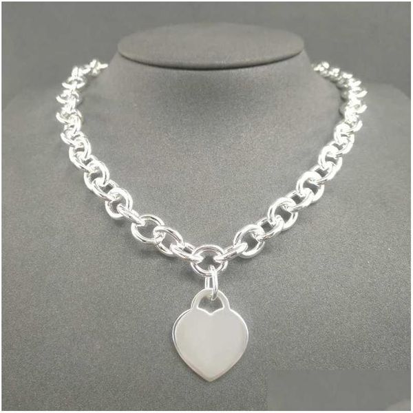 pendant necklaces s925 sterling sier necklace for women classic heartshaped charm chain luxury brand jewelry q0603 drop delivery pend dhayx, Silver
pendant necklaces s925 sterling sier necklace for women classic heartshaped charm chain luxury brand jewelry q0603 drop delivery pend dhayx, Silver