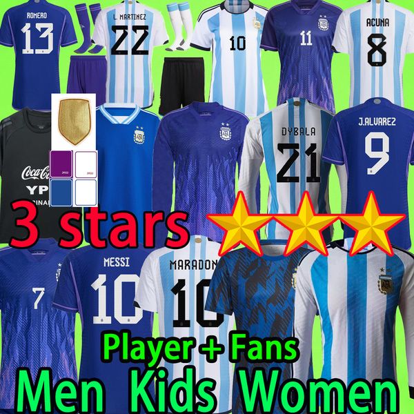 3 stars soccer jerseys 3xl 4xl men women kids kit 2022 player version messis long sleeve maradona j.alvarez de paul 2023 di maria, Black;yellow
3 stars soccer jerseys 3xl 4xl men women kids kit 2022 player version messis long sleeve maradona j.alvarez de paul 2023 di maria, Black;yellow