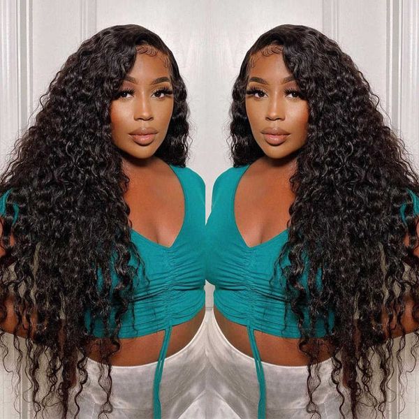 lace wigs 13x4 hd wet and wavy water wave full front wig curly 30 inch loose deep frontal for women human hair brazilian 221212, Black;brown
lace wigs 13x4 hd wet and wavy water wave full front wig curly 30 inch loose deep frontal for women human hair brazilian 221212, Black;brown