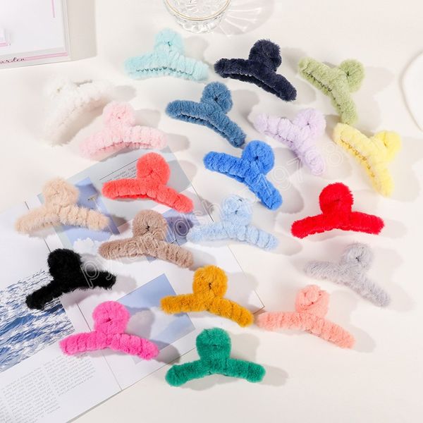 winter plush hair claw elegant acrylic hairpins faux fur hairclip barrette crab headwear for women girls hair accessories, Slivery;white
winter plush hair claw elegant acrylic hairpins faux fur hairclip barrette crab headwear for women girls hair accessories, Slivery;white