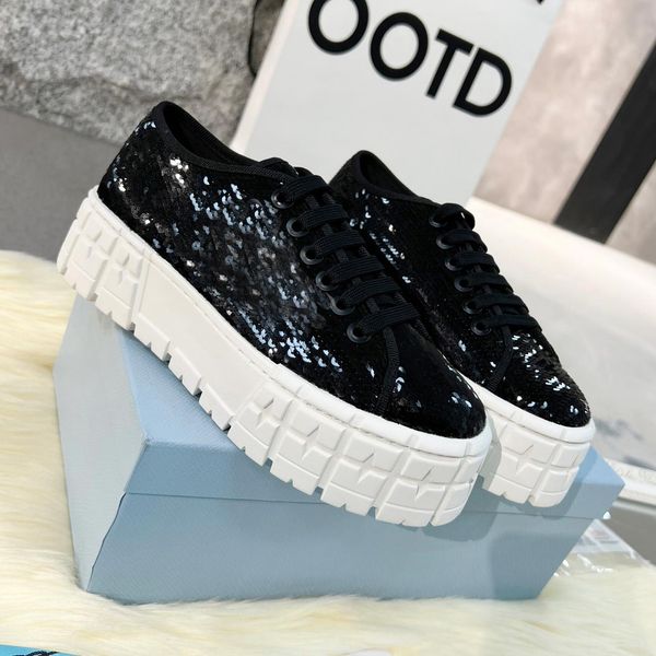 sequins casual shoes canvas platform shoe designer sneakers nylon sneaker thick bottom classic fashion walking trainers solid shoe double wh, Black
sequins casual shoes canvas platform shoe designer sneakers nylon sneaker thick bottom classic fashion walking trainers solid shoe double wh, Black