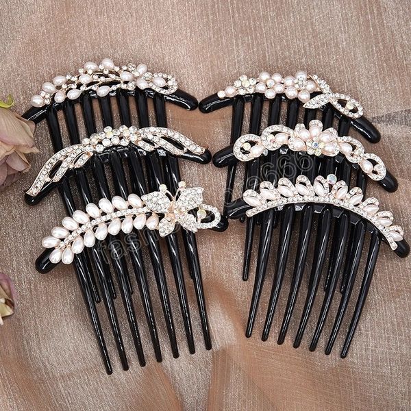 rhinestone hair comb for women imitation pearl hairpins girl vintage hairpin wedding party headwear fashion hair accessories, Golden;white
rhinestone hair comb for women imitation pearl hairpins girl vintage hairpin wedding party headwear fashion hair accessories, Golden;white