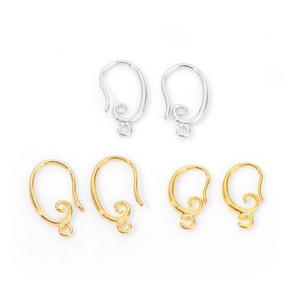 18k gold plated earring hooks silver plated french ear wires hooks diy earrings making supplies wholesale, Golden;silver
18k gold plated earring hooks silver plated french ear wires hooks diy earrings making supplies wholesale, Golden;silver