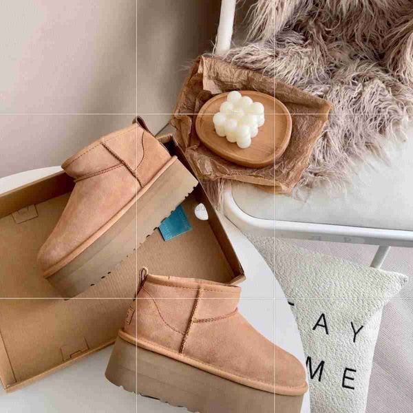 ultra mini platform boot designer woman winter ankle australia snow boots thick bottom real leather warm fluffy booties with fur shoes x7, Black
ultra mini platform boot designer woman winter ankle australia snow boots thick bottom real leather warm fluffy booties with fur shoes x7, Black