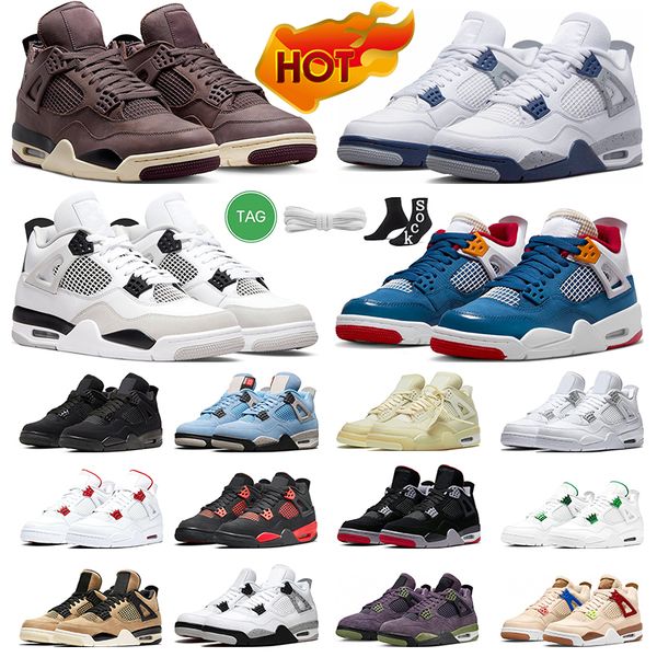 4 4s basketball shoes men women jumpman midnight navy red thunder cool grey black cat bred royalty black canvas trainers sport sneakers
4 4s basketball shoes men women jumpman midnight navy red thunder cool grey black cat bred royalty black canvas trainers sport sneakers